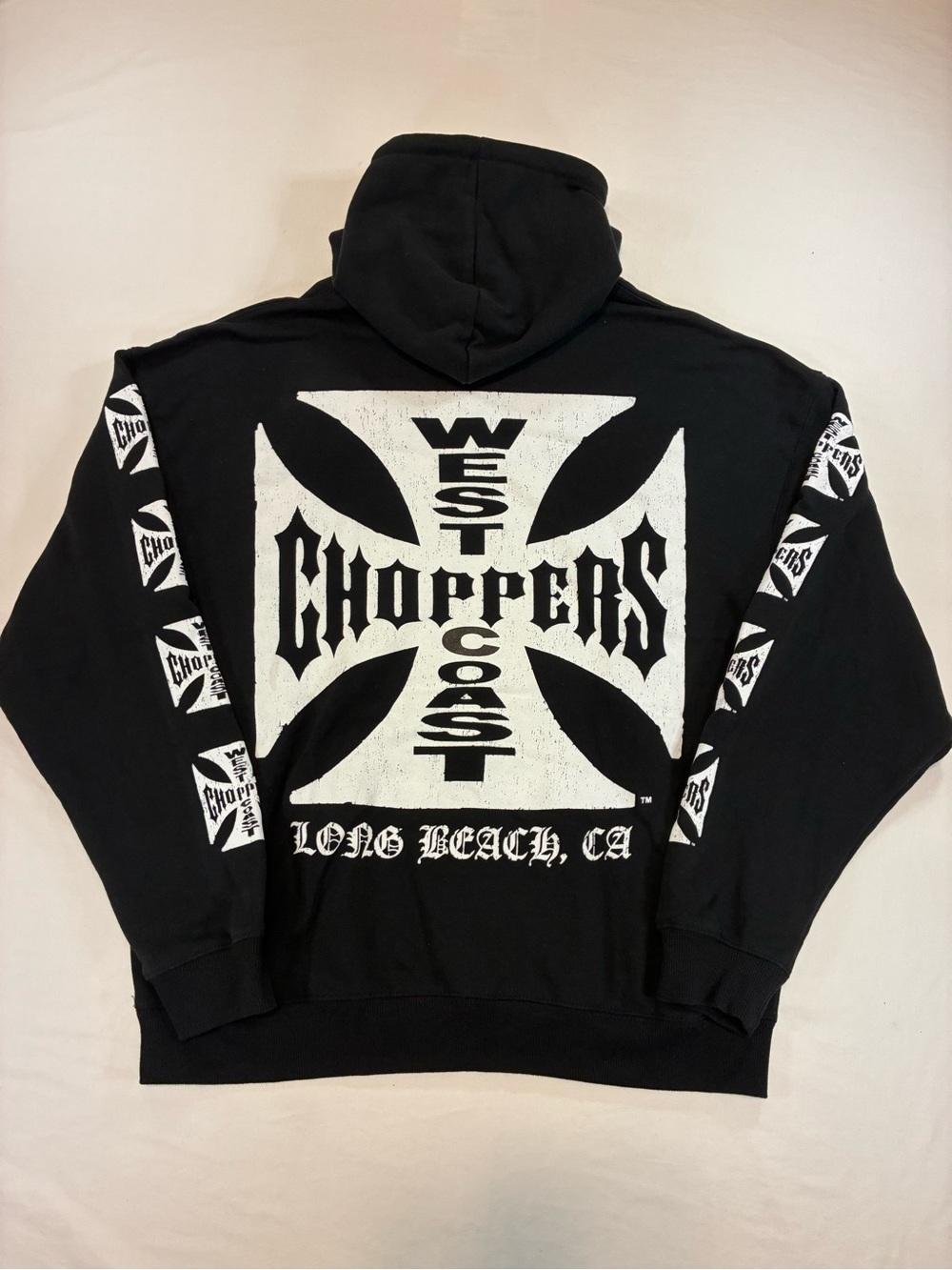 West Coast Choppers Black Graphic Pullover Hoodie